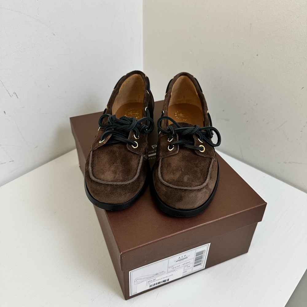 ATP Nesso Walnut Suede Loafer